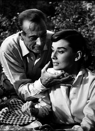"Love In The Afternoon" Gary Cooper and Audrey Hepburn 1957 AA Productions / MPTV
