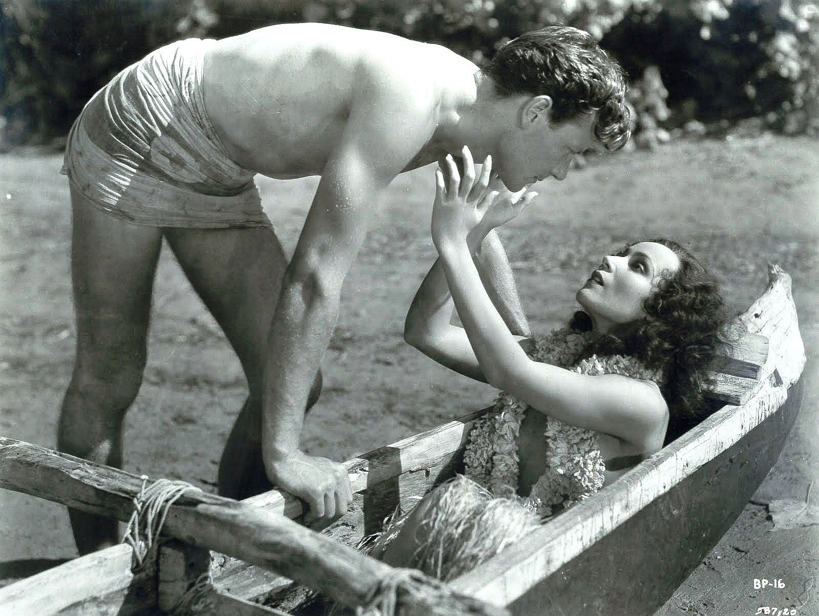 Dolores del Rio and Joel McCrea in Bird of Paradise (1932)