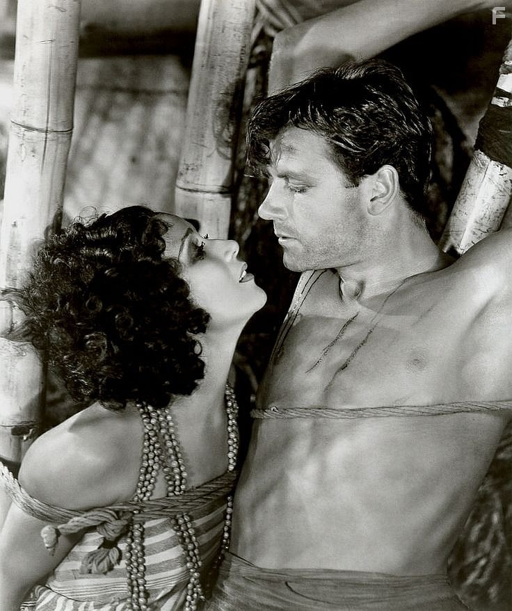 Dolores del Rio and Joel McCrea in Bird of Paradise (1932)