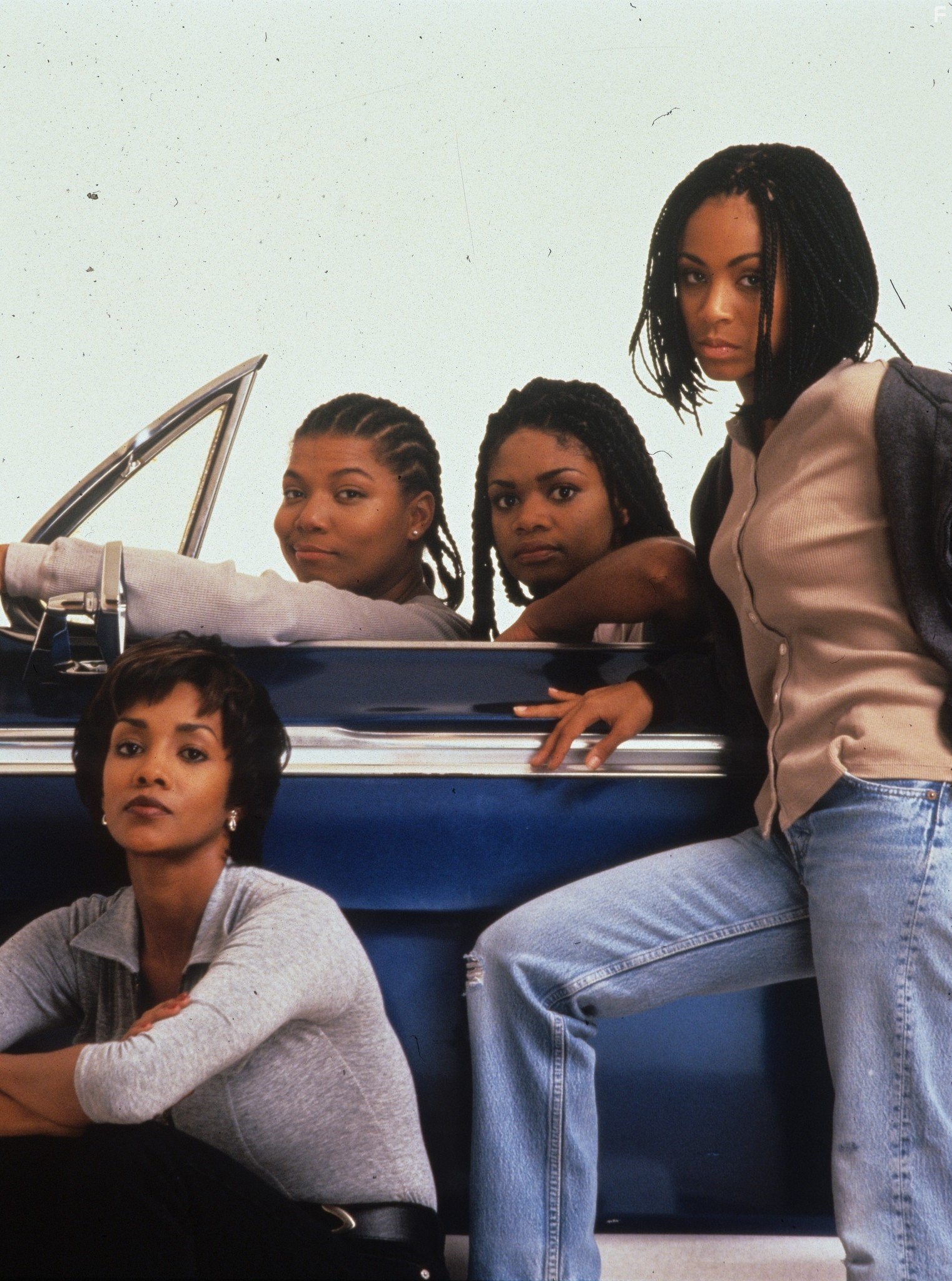 Vivica A. Fox, Jada Pinkett Smith, Queen Latifah, and Kimberly Elise in Вызов (1996)