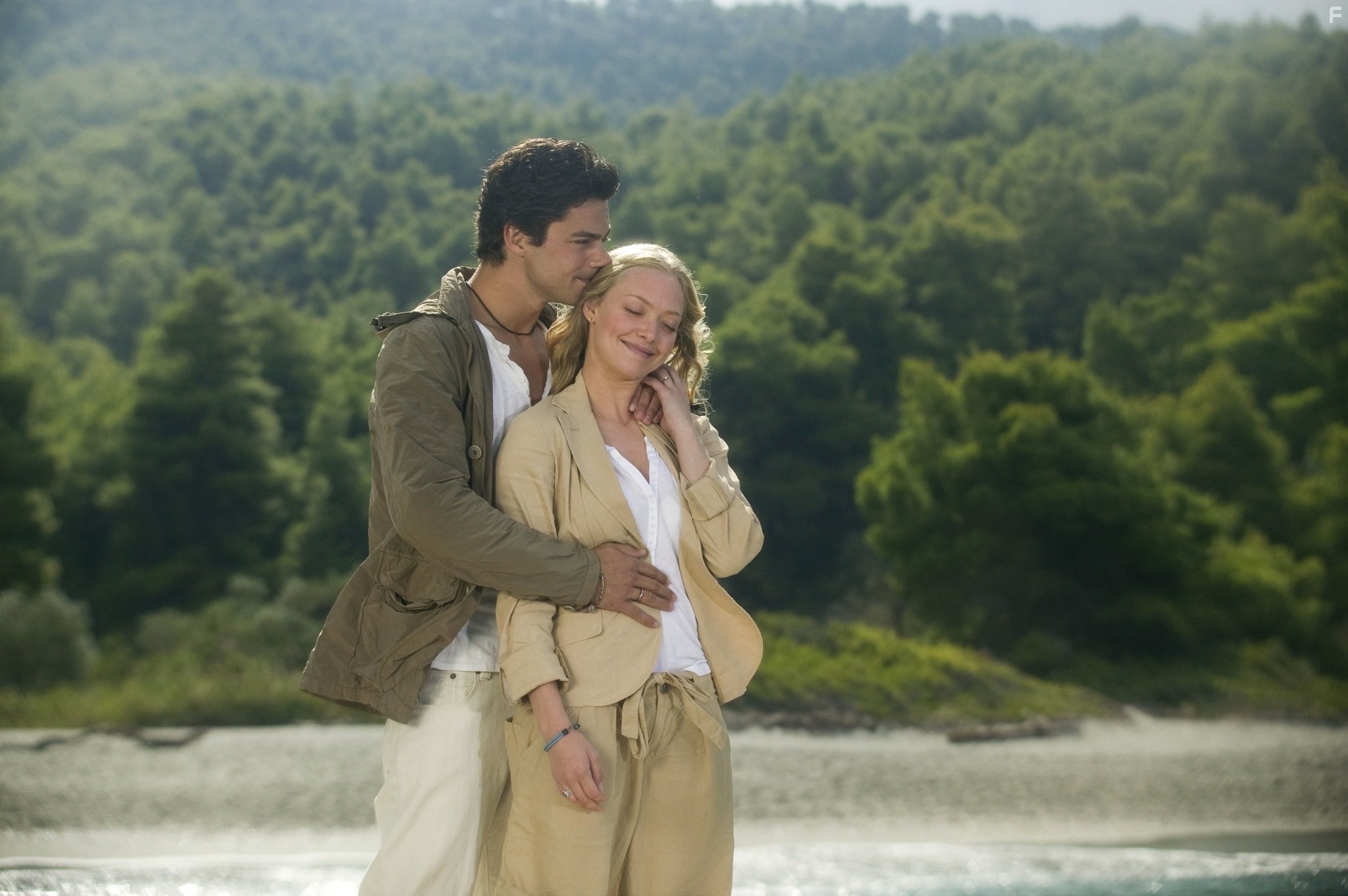 Dominic Cooper and Amanda Seyfried in Mamma Mia! (2008)