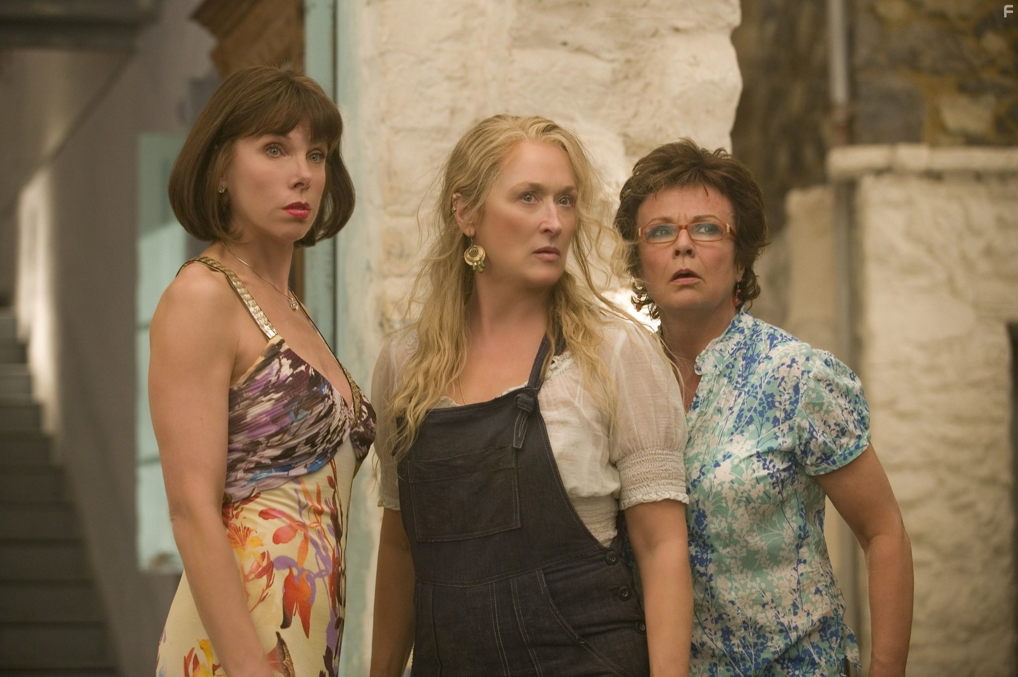 Meryl Streep, Christine Baranski, and Julie Walters in Mamma Mia! (2008)