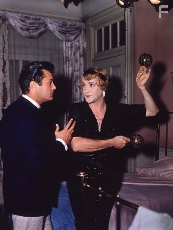 Tony Curtis, Jack Lemmon Film Set Some Like It Hot (1955) 0053291