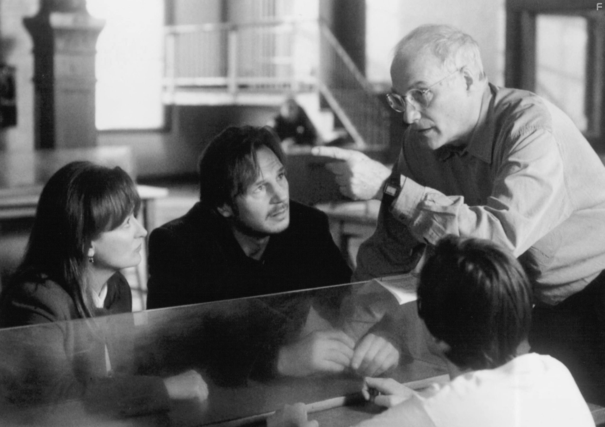 Liam Neeson, Meryl Streep, and Barbet Schroeder in До и после (1996)