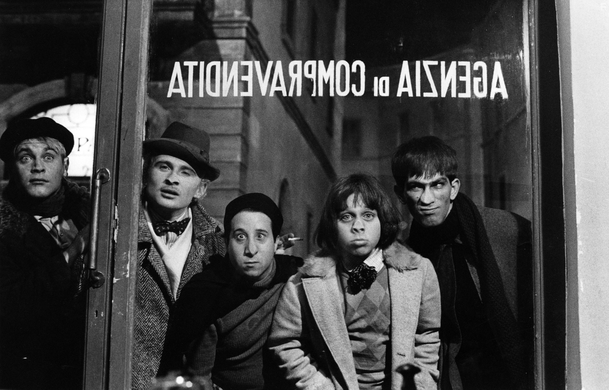 Bruno Lenzi, Bruno Scagnetti, Alvaro Vitali, and Bruno Zanin in Амаркорд (1973)