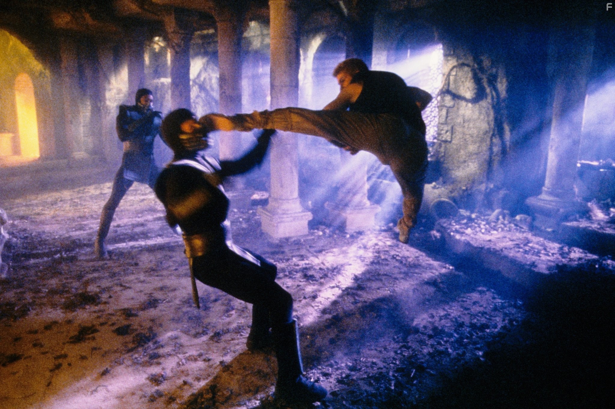 Mark Caso, Ray Park, and Sultan Uddin in Смертельная битва 2: Истребление (1997)