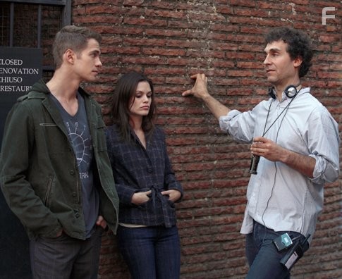 Hayden Christensen, Doug Liman, and Rachel Bilson in Телепорт (2008)