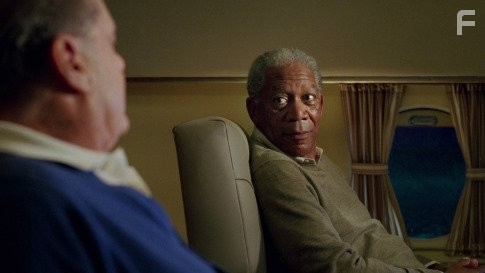 Morgan Freeman and Jack Nicholson in Пока не сыграл в ящик (2007)