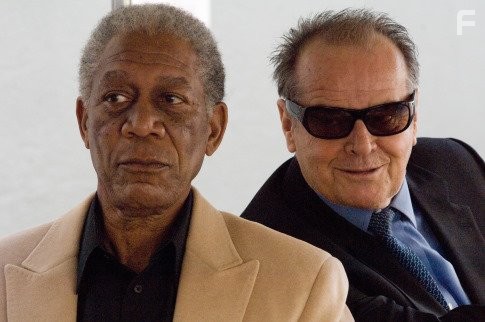Morgan Freeman and Jack Nicholson in Пока не сыграл в ящик (2007)