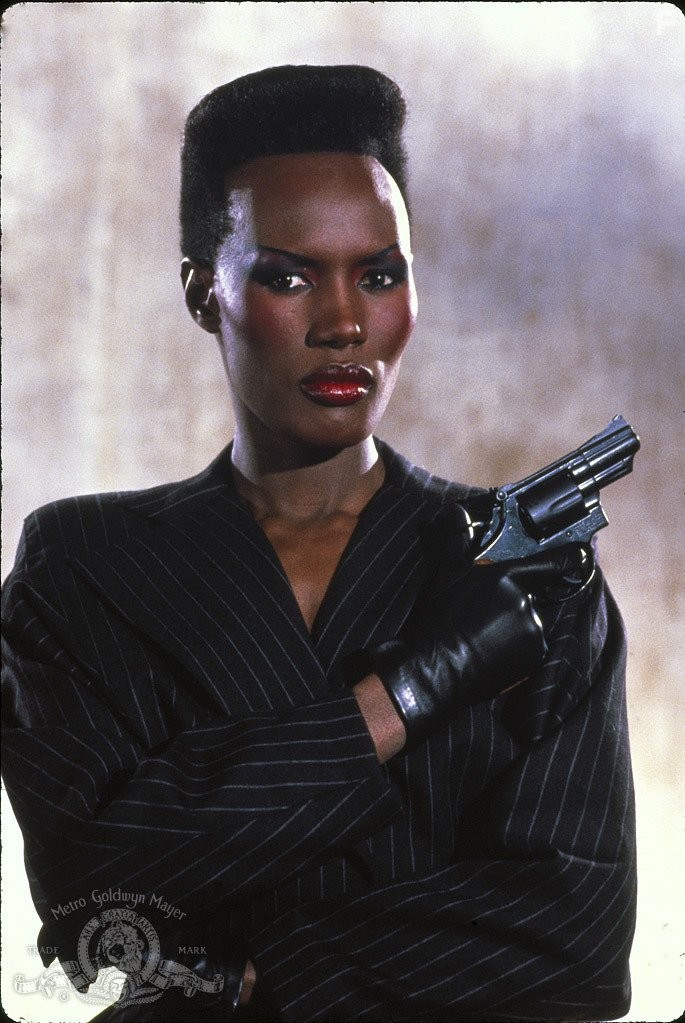 Grace Jones in Вид на убийство (1985)