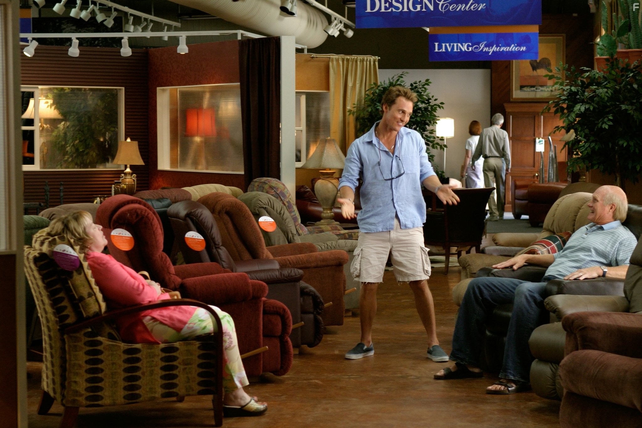 Matthew McConaughey, Kathy Bates, and Terry Bradshaw in Любовь и прочие неприятности (2006)