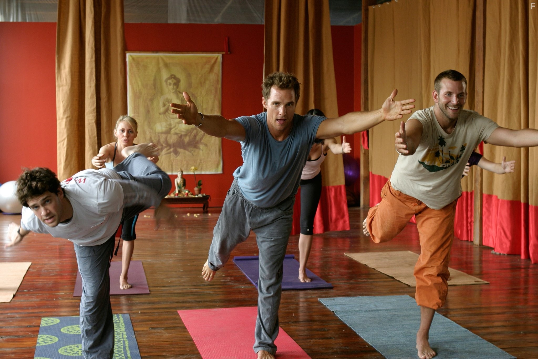 Matthew McConaughey, Justin Bartha, and Bradley Cooper in Любовь и прочие неприятности (2006)