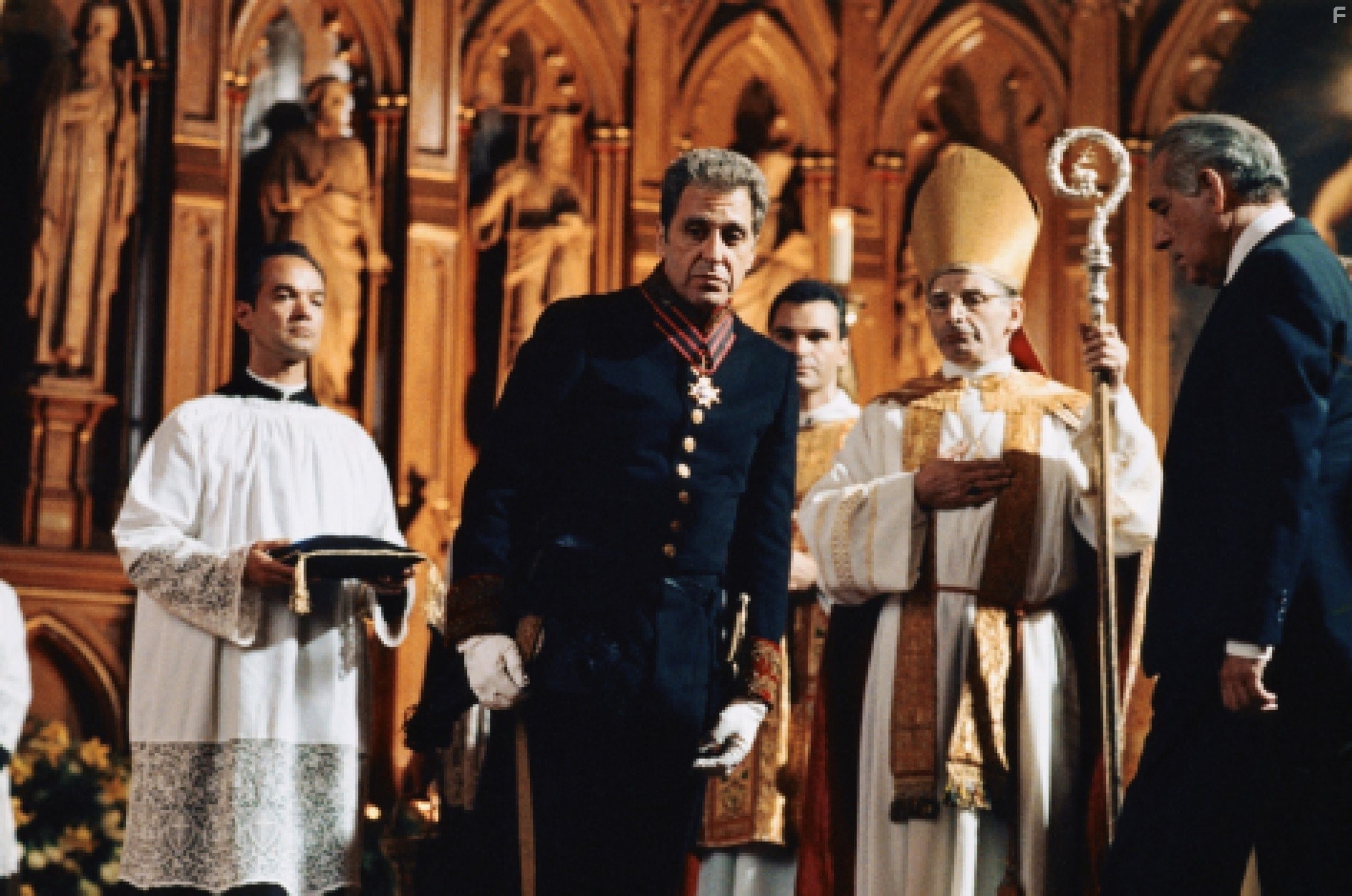 Al Pacino and Donal Donnelly in Крёстный отец III (1990)