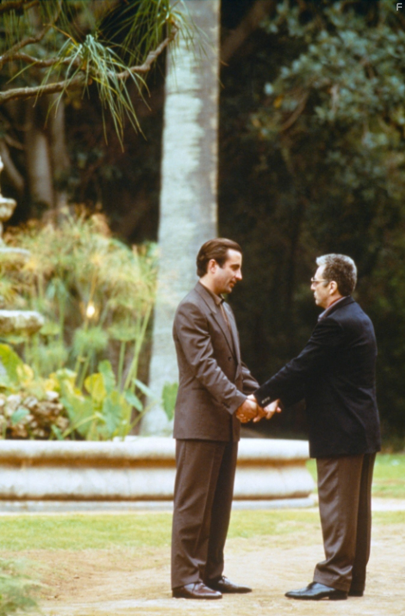 Al Pacino and Andy Garcia in Крёстный отец III (1990)
