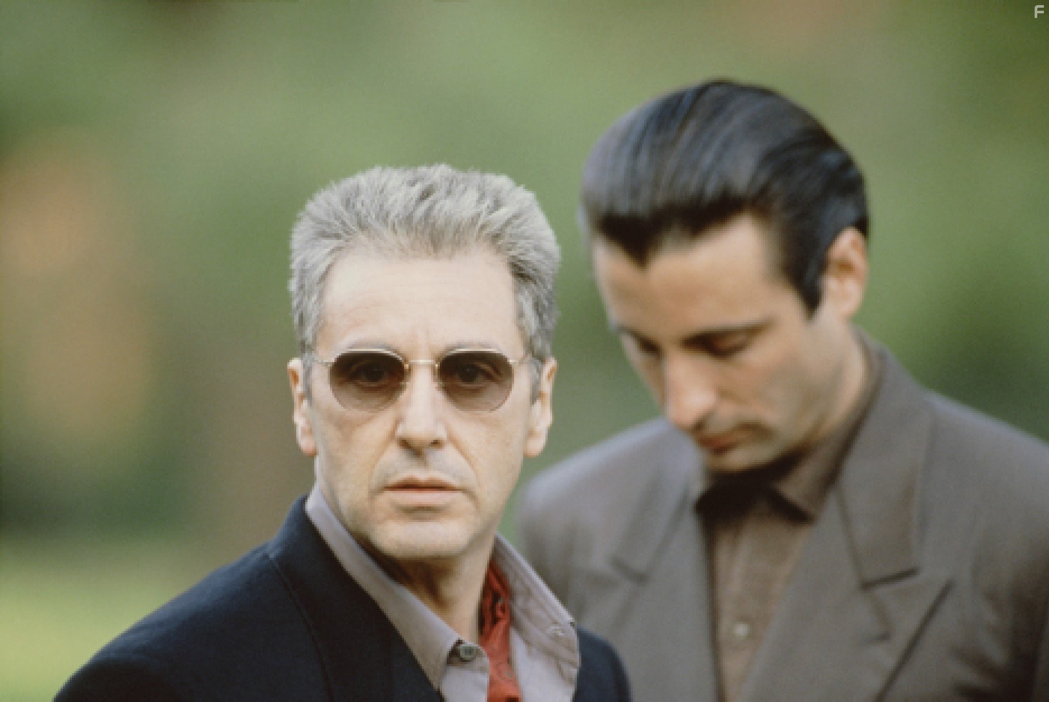 Al Pacino and Andy Garcia in Крёстный отец III (1990)
