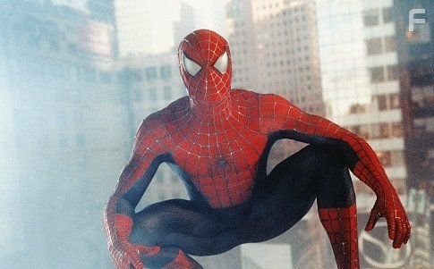 TOBEY MAGUIRE stars in the title role in Columbia Pictures' action adventure SPIDER-MAN.