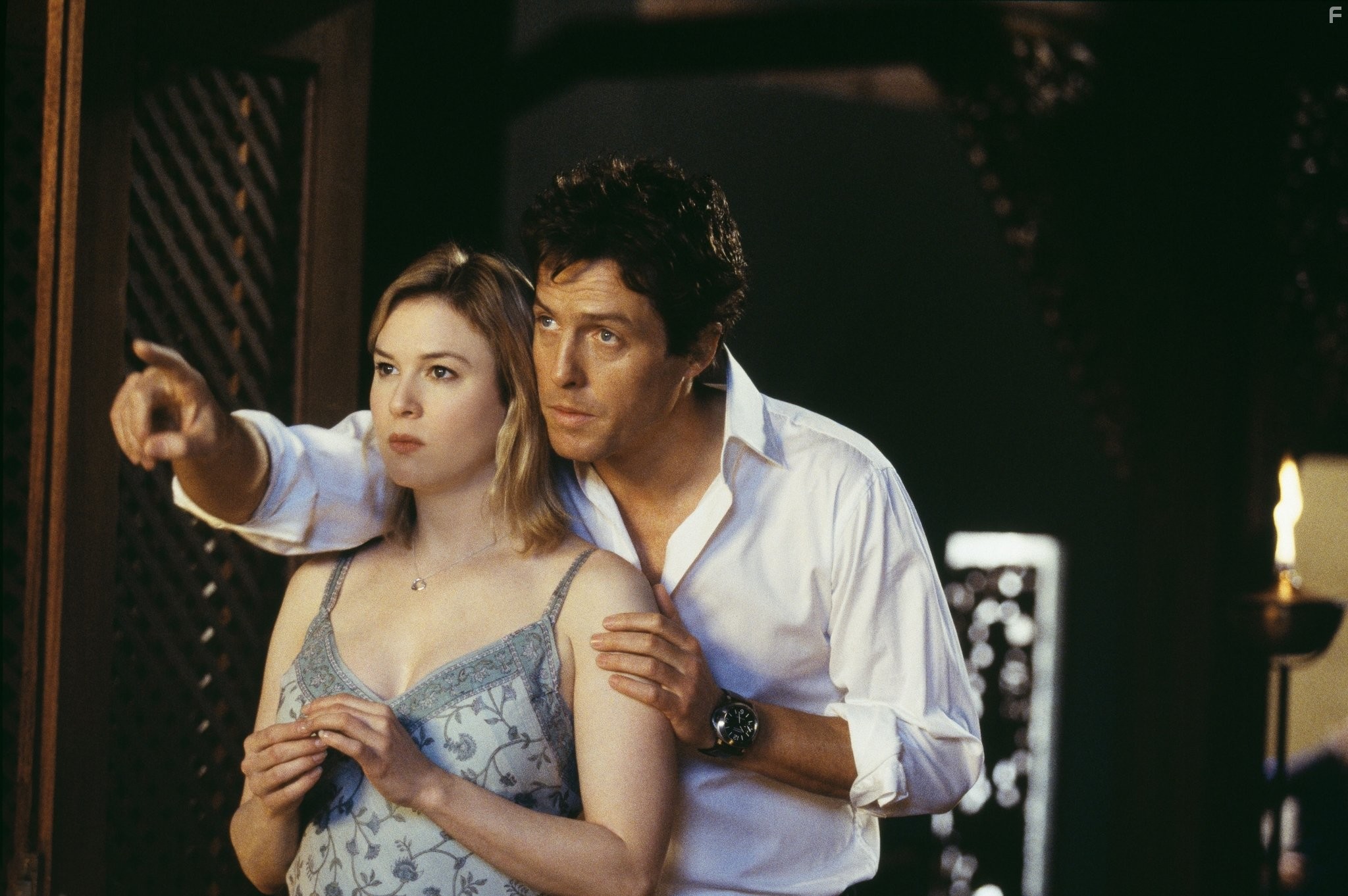 Ren?e Zellweger and Hugh Grant in Бриджит Джонс: Грани разумного (2004)