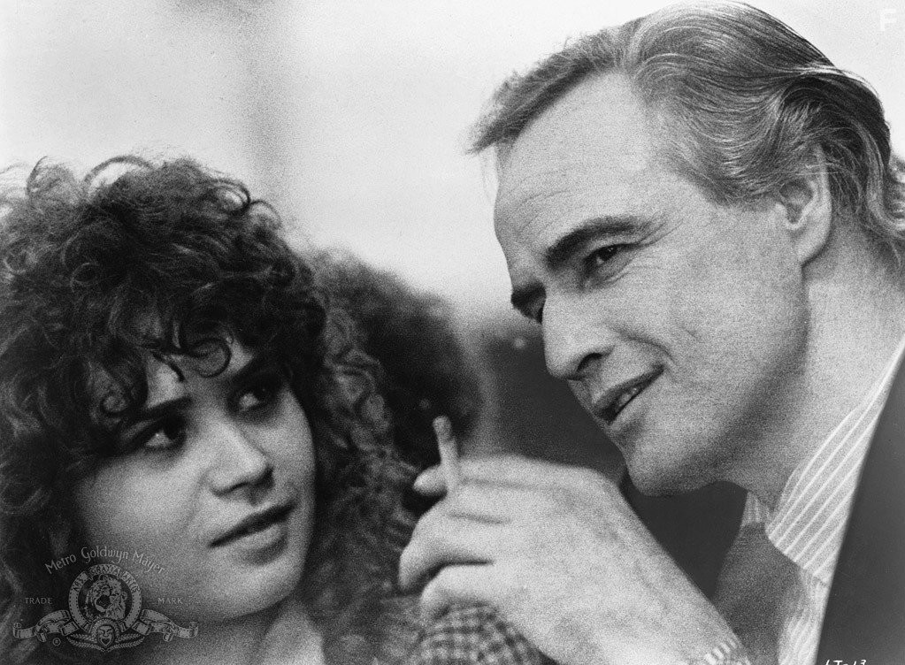 Marlon Brando and Maria Schneider in Последнее танго в Париже (1972)