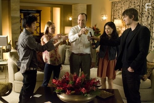 Kevin Spacey, Kate Bosworth, Liza Lapira, Jim Sturgess, and Aaron Yoo in Двадцать одно (2008)