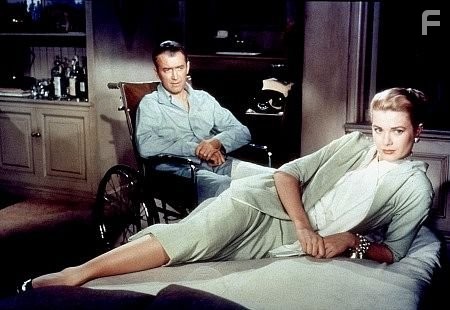 "Rear Window," James Stewart and Grace Kelly. 1954 Paramount