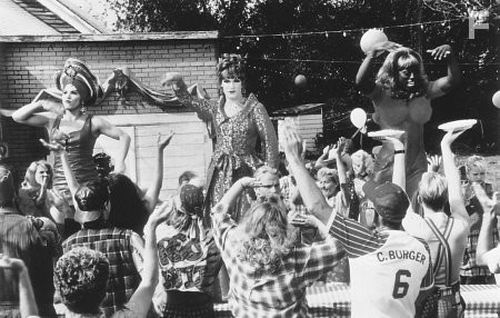 The trio paints the town "red and wild" at the Strawberry Social.