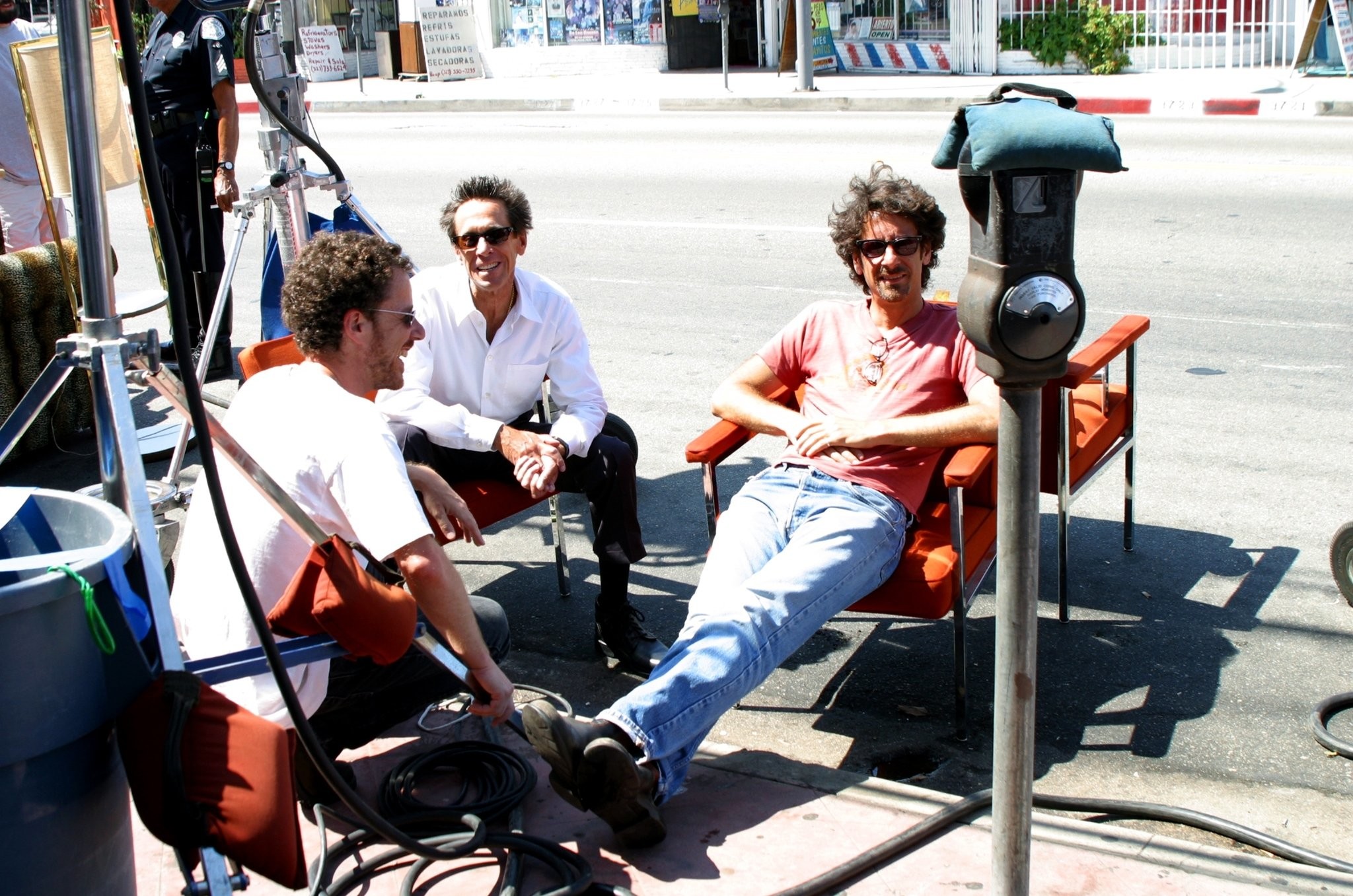 Ethan Coen, Joel Coen, and Brian Grazer in Невыносимая жестокость (2003)