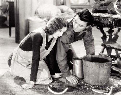 Barbara Stanwyck and George Brent in The Purchase Price (1932)