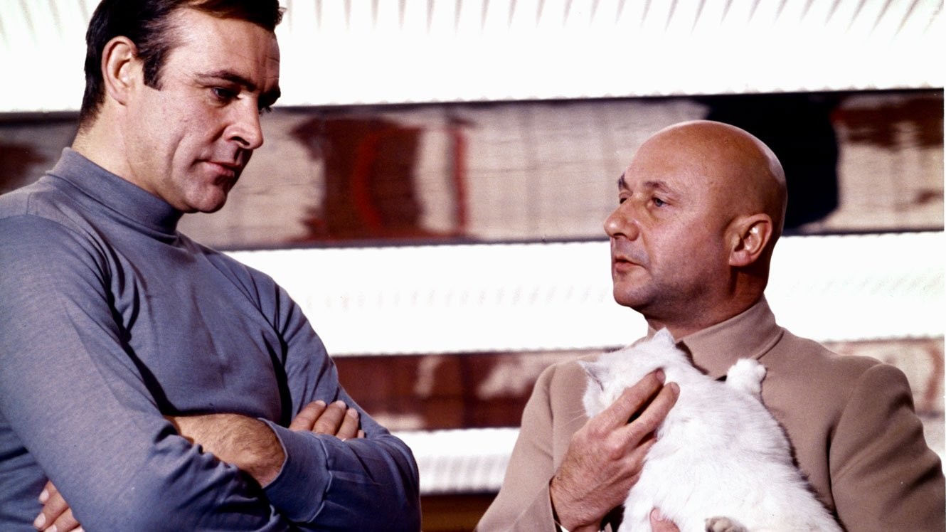 Sean Connery and Donald Pleasence in Живешь только дважды (1967)