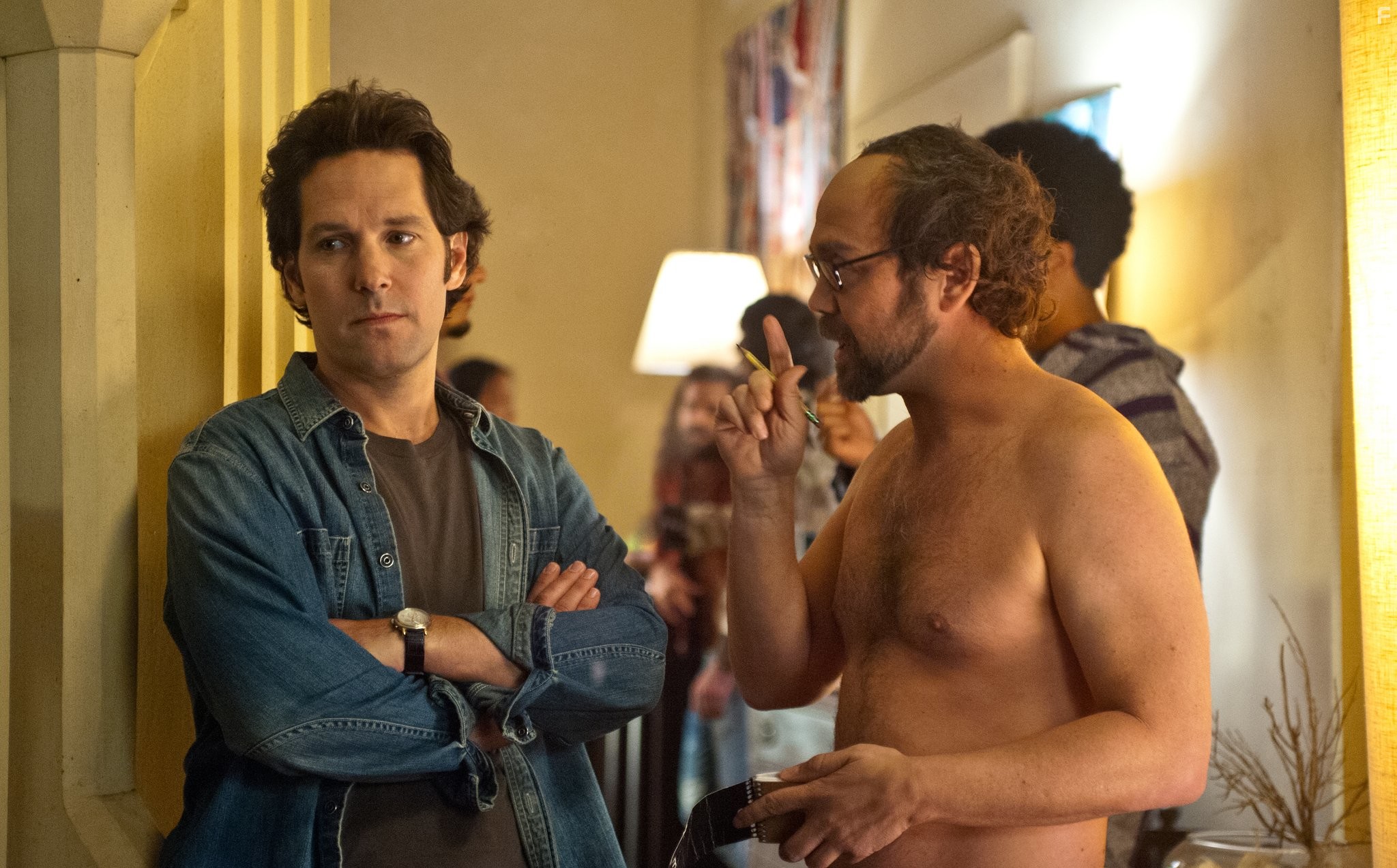 Joe Lo Truglio and Paul Rudd in Жажда странствий (2012)