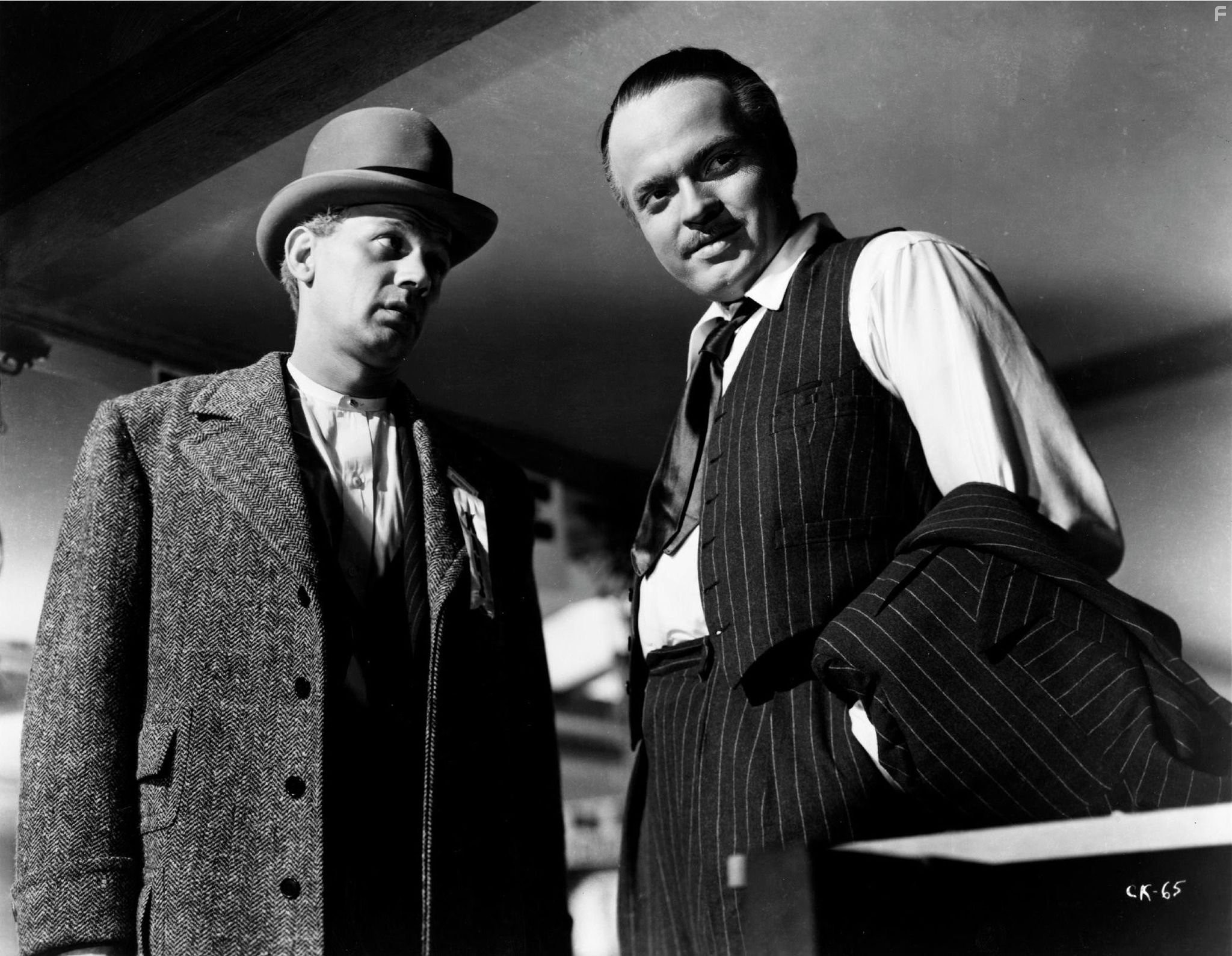 Orson Welles and Joseph Cotten in Гражданин Кейн (1941)
