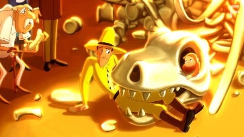 Dick Van Dyke and Will Ferrell in Любопытный Джордж (2006)