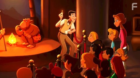 Drew Barrymore and Will Ferrell in Любопытный Джордж (2006)