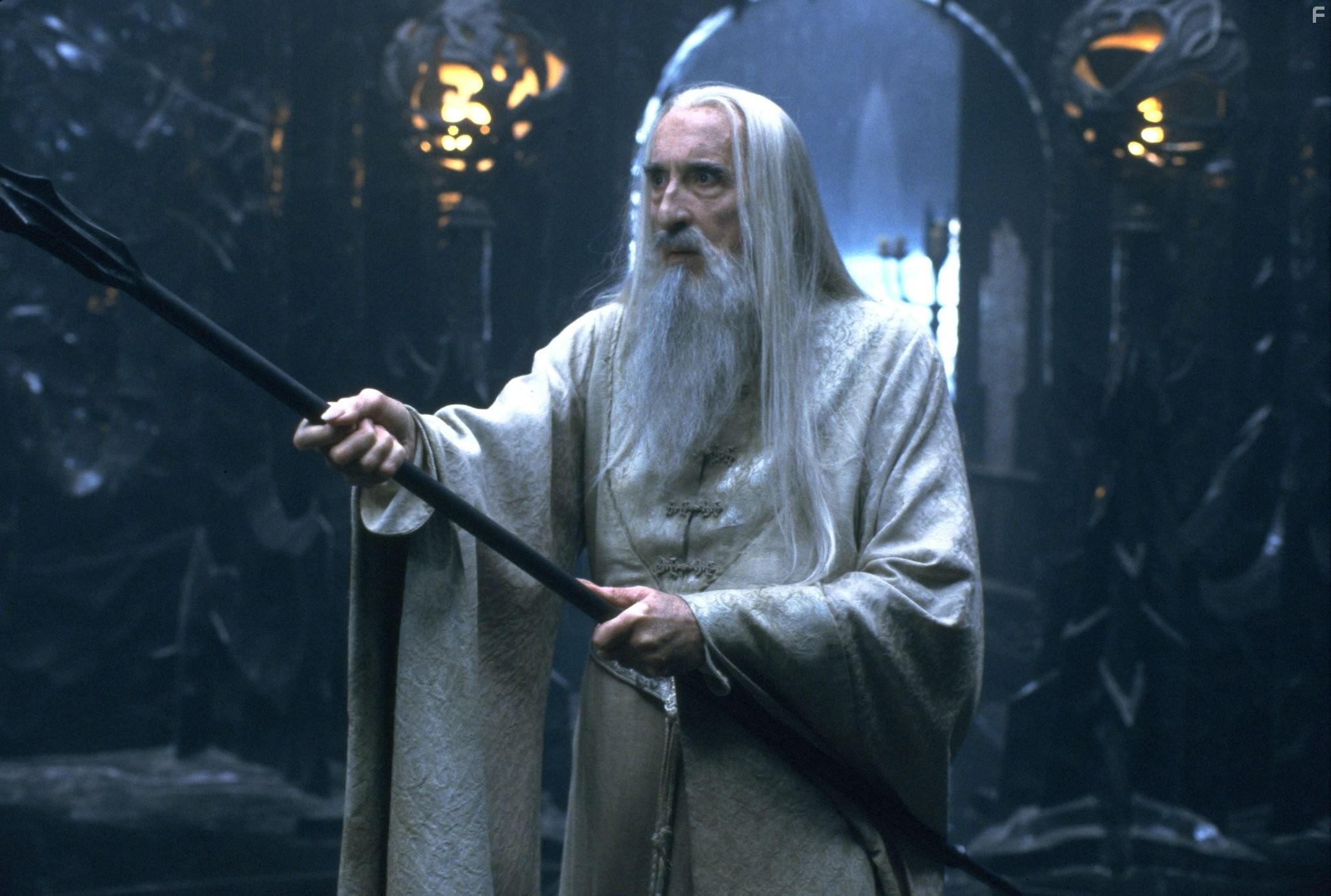 Christopher Lee in Властелин колец: Братство кольца (2001)