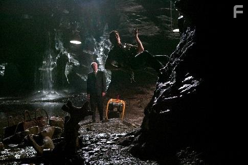 Christian Bale and Michael Caine in Бэтмен: Начало (2005)