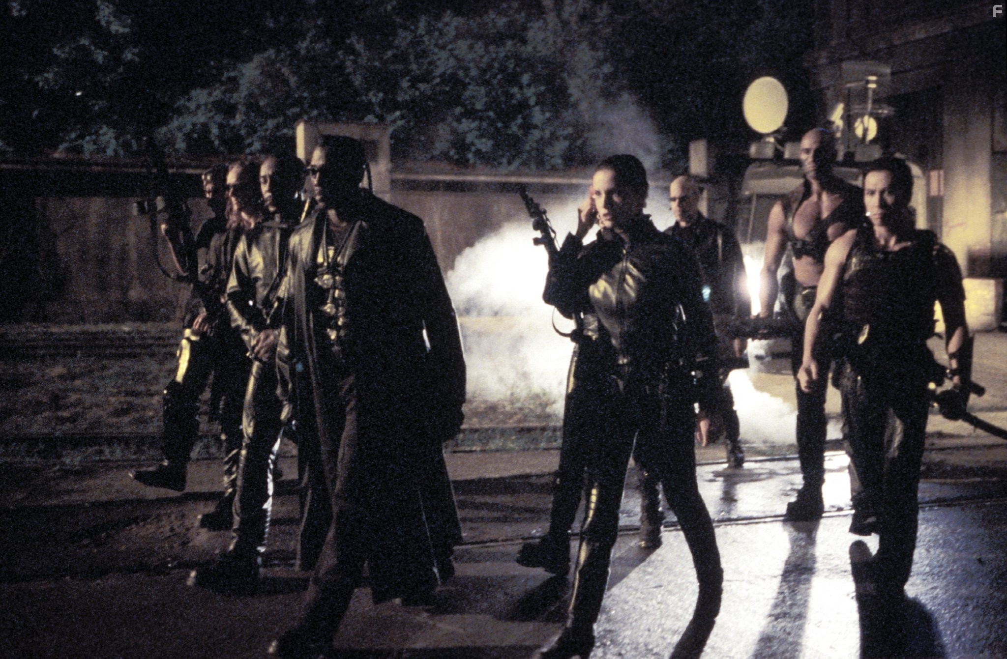 Ron Perlman, Wesley Snipes, Leonor Varela, Daz Crawford, Tony Curran, Danny John-Jules, and Donnie Yen in Блэйд 2 (2002)