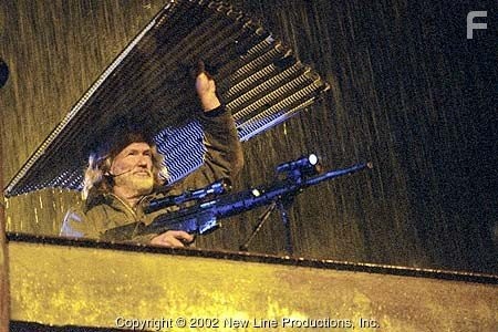 Kris Kristofferson stars as "Whistler" in New Line Cinema's action thriller, BLADE II.