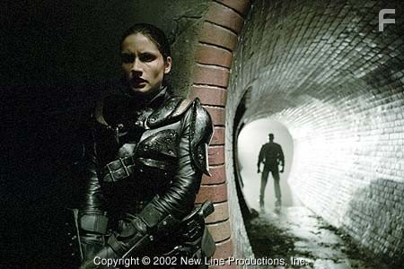 Leonor Varela stars as "Nyssa" in New Line Cinema's action thriller, BLADE II.