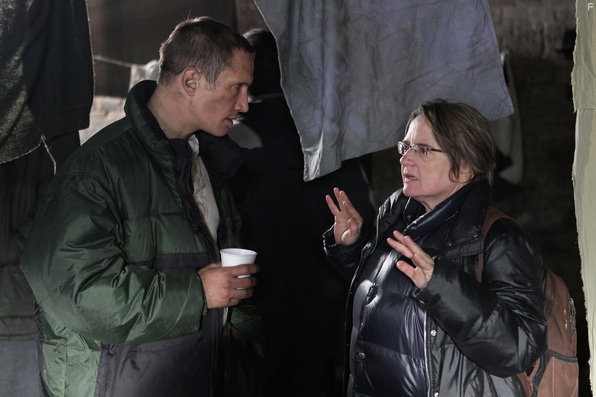 Agnieszka Holland and Benno F?rmann in В темноте (2011)