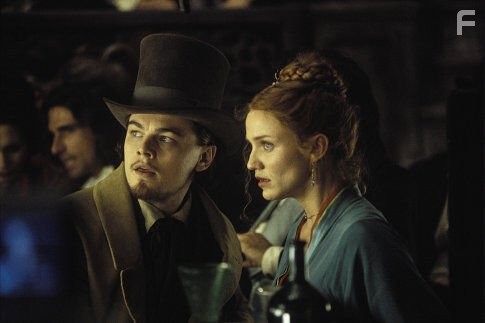 Leonardo DiCaprio and Cameron Diaz in Банды Нью-Йорка (2002)