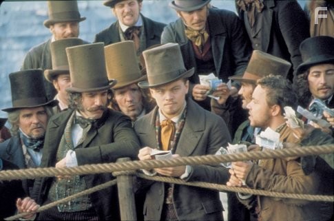 Leonardo DiCaprio, Daniel Day-Lewis, and Stephen Graham in Банды Нью-Йорка (2002)