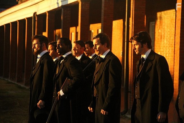 Jason Vail, Bill Oberst Jr., and Nathaniel Grauwelman in Авраам Линкольн против зомби (2012)