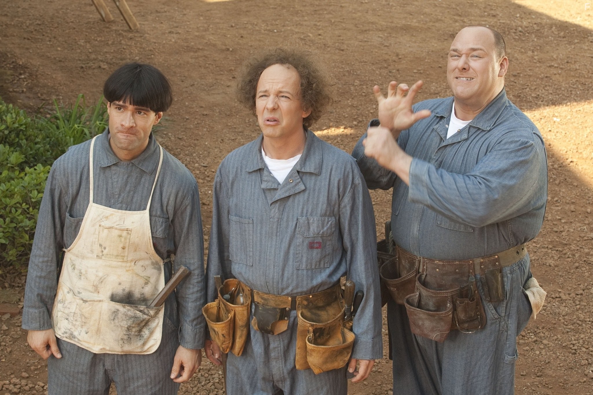 Sean Hayes, Chris Diamantopoulos, and Will Sasso in Три балбеса (2012)