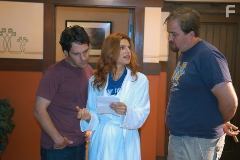 Jeff Lowell, Paul Rudd, and Lake Bell in Невеста с того света (2008)
