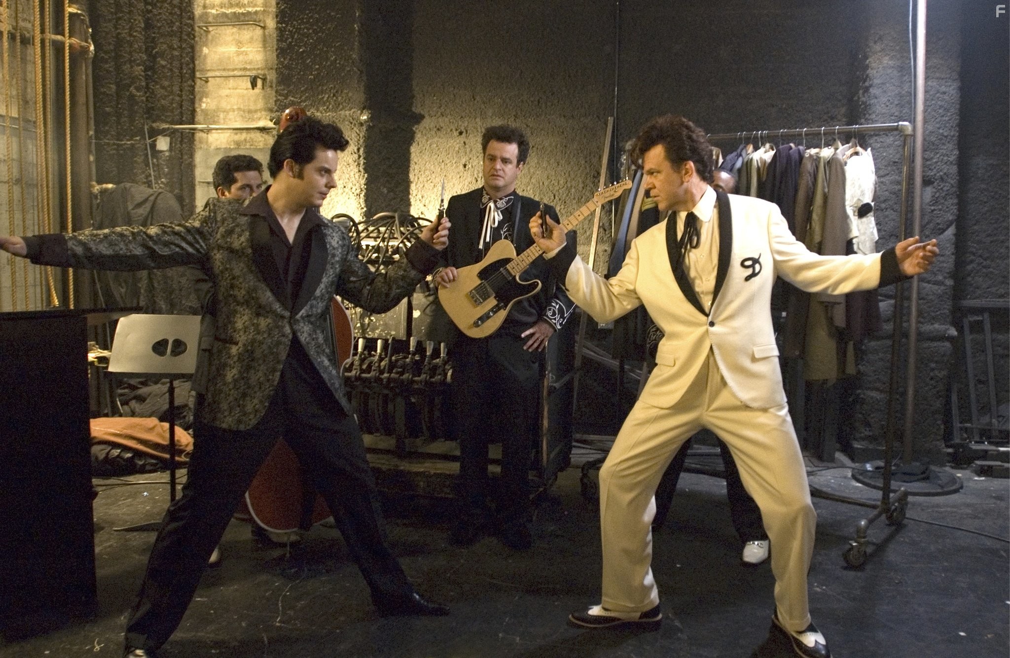 John C. Reilly and Jack White in Взлеты и падения: История Дьюи Кокса (2007)