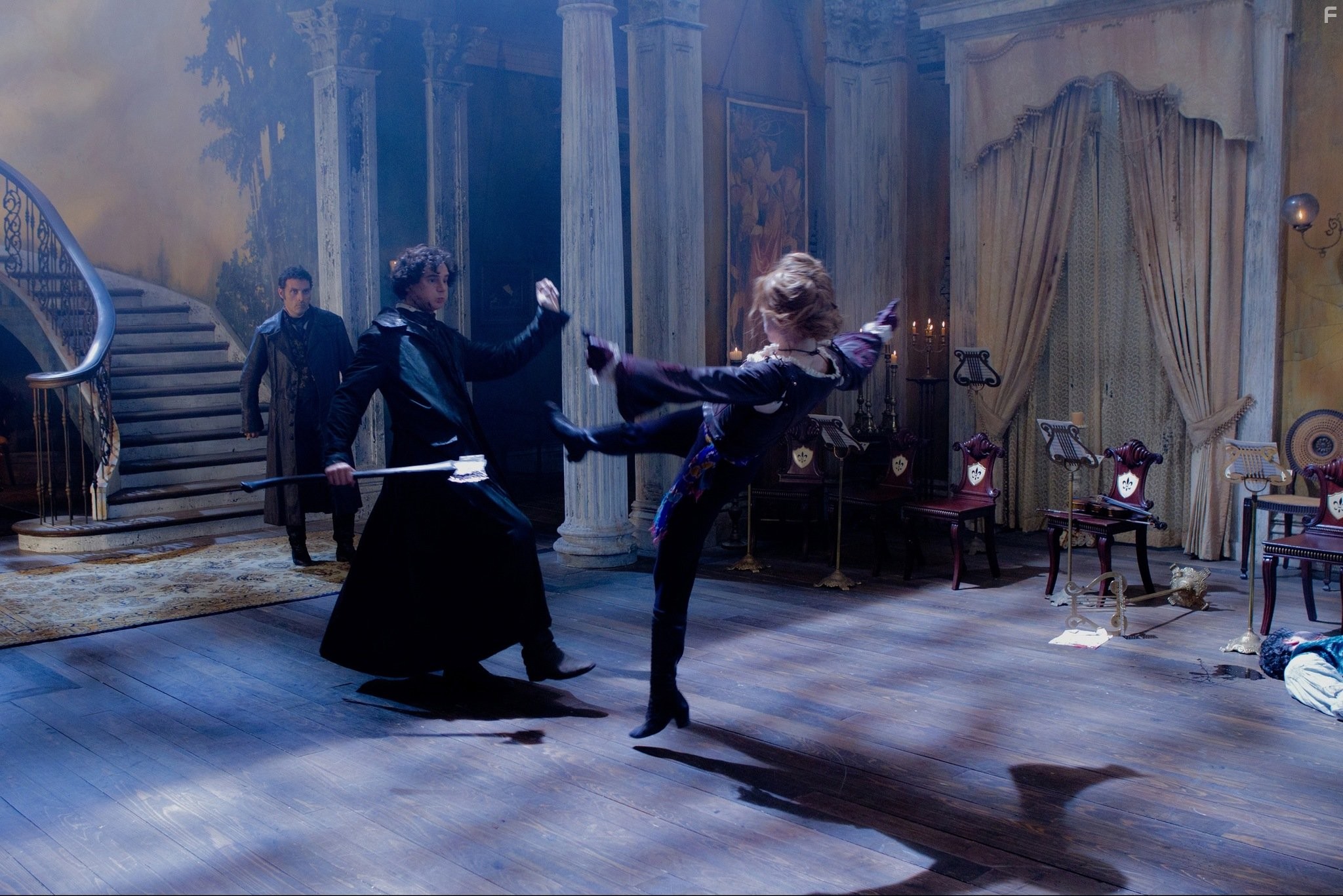 Rufus Sewell, Benjamin Walker, and Erin Wasson in Президент Линкольн: Охотник на вампиров (2012)