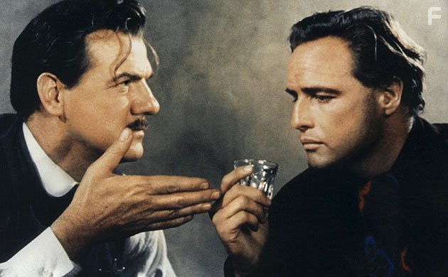 Marlon Brando and Karl Malden in Одноглазые валеты (1961)