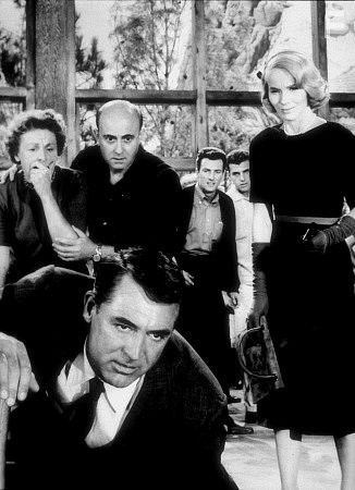"North By Northwest," Cary Grant and Eva Marie Saint. 1959 MGM