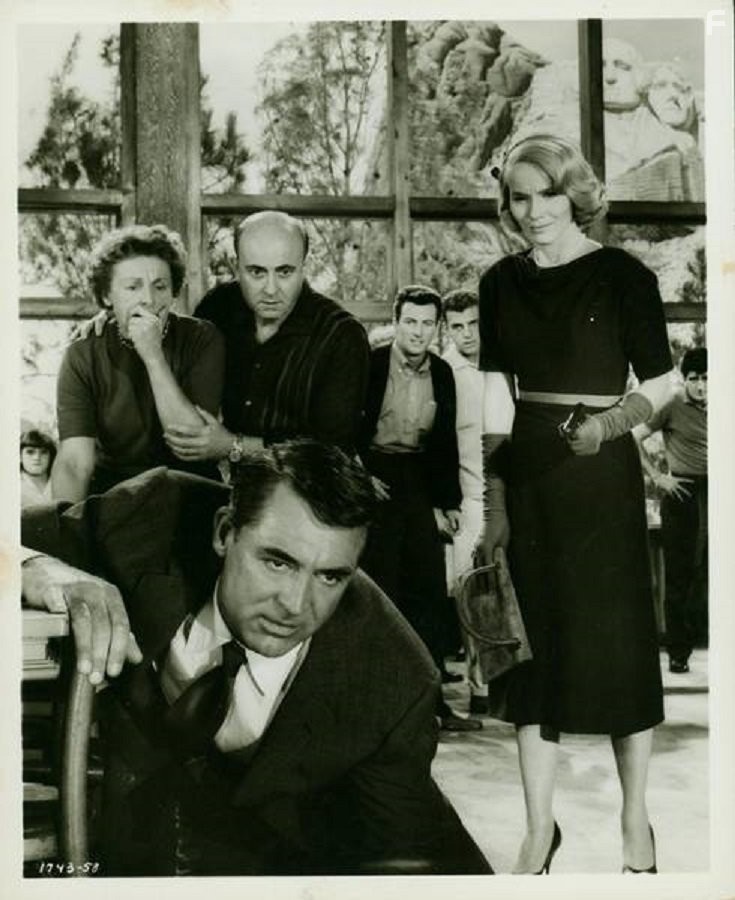 Cary Grant and Eva Marie Saint in На север через северо-запад (1959)