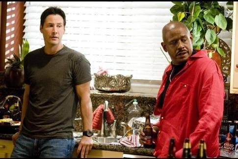Keanu Reeves and Forest Whitaker in Короли улиц (2008)