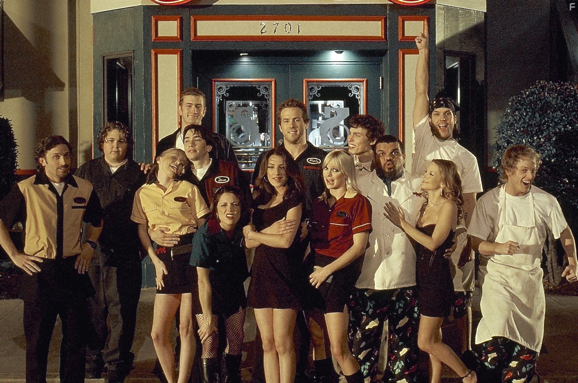 Ryan Reynolds, Alanna Ubach, Rob Benedict, Dane Cook, John Francis Daley, Anna Faris, Luis Guzm?n, Justin Long, Max Kasch, Kaitlin Doubleday, and Andy Milonakis in Большая жратва (2005)